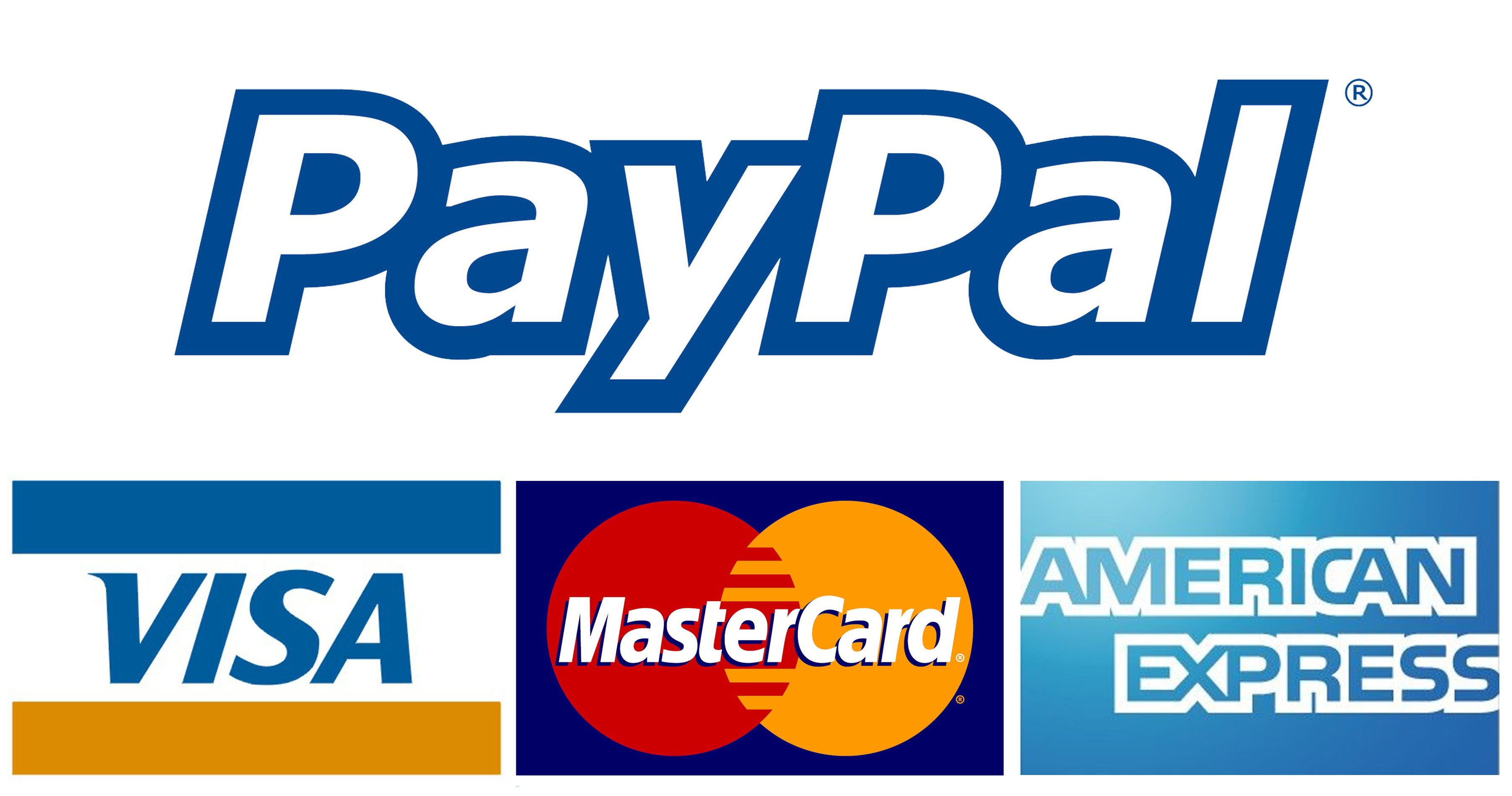 We accept paypal